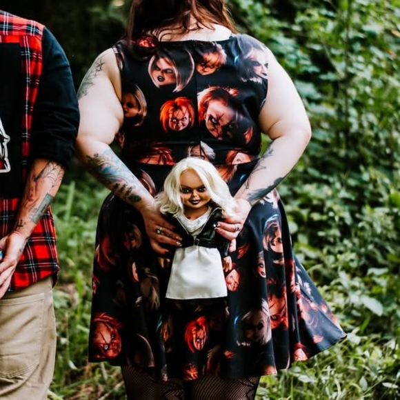 Chucky And Tiffany Skater Dress - Picture 4 of 5